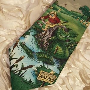 Balancine Necktie Graphic Golf Theme Necktie Golf Fun.